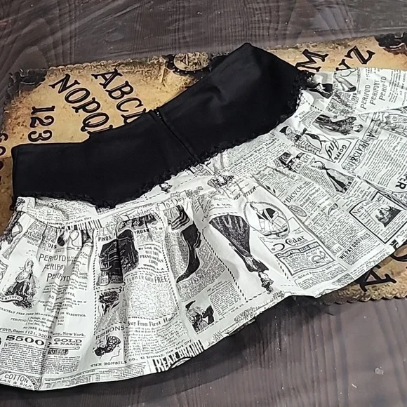 Lip Service - Steampunk skirt and top - M - Picture 15 of 17